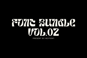 Font Bundle Vol.02