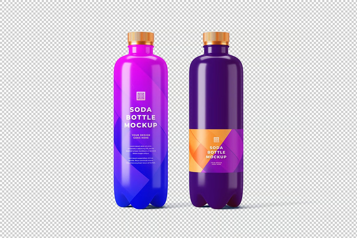 Soda Bottle Mockup, a Product Mockup by zpackcreative (Photo 4 of 4)