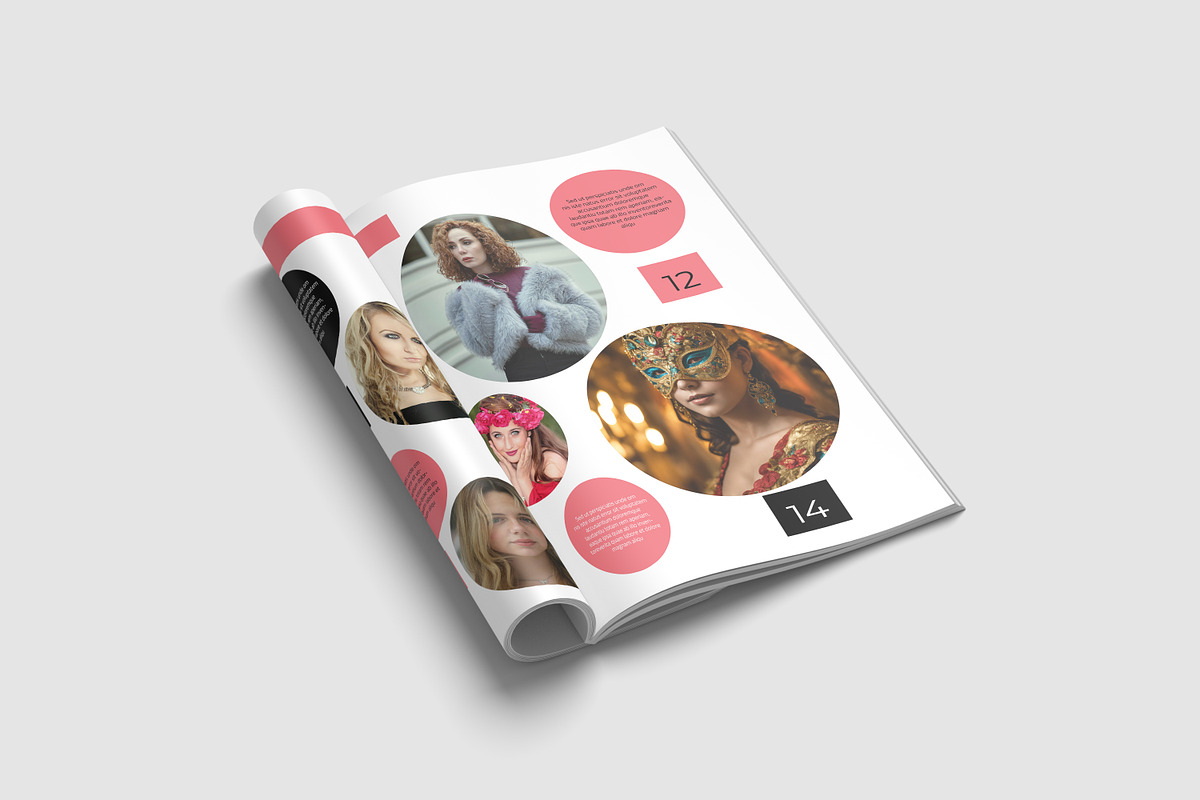 Fashion Magazine Template, a Brochure Template by Template Shop (Photo 3 of 22)