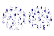 150+ Isometric Line People Set, a Person Illustration by Vector_Art (Thumbnail 14 of 16)