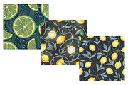 Citrus Circuitry Digital Paper, a Pattern Graphic by FloridPrintables (Thumbnail 5 of 6)