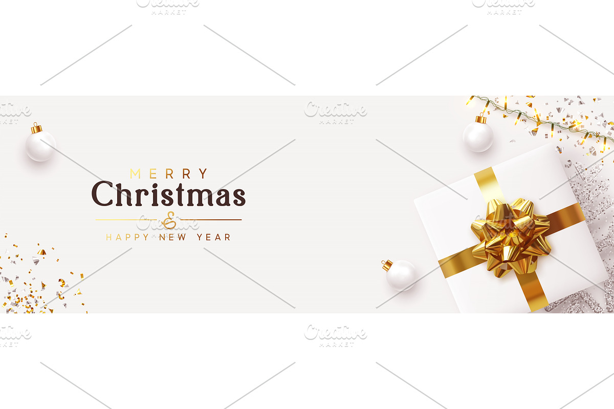 Christmas and New Year Holiday, a Seasonal Illustration by Modern vector