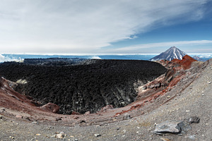 Panorama landscape of active volcano, a Nature Photo by Alexander-Piragis