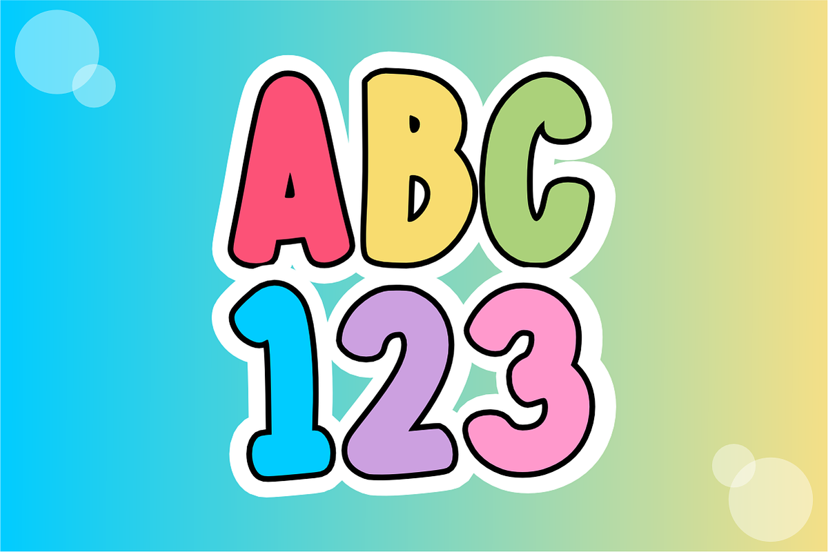 Giggleberry - Cute Kids Craft Font, a Sans Serif Font by KiddoGlyphs Studio (Photo 3 of 4)
