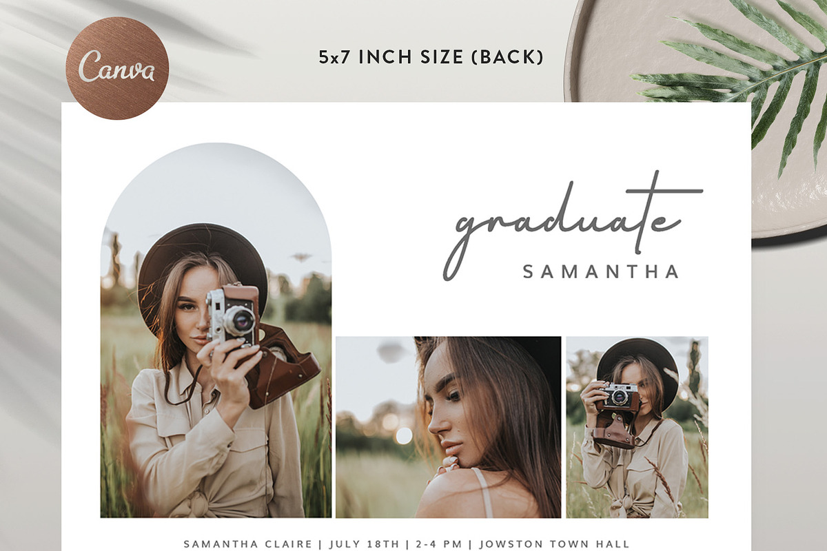 Senior Graduation Card SG022, an Invitation Template by Bellenity Design (Photo 3 of 3)