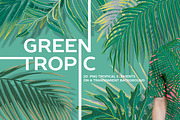 GREEN TROPIC seamless patterns, a Pattern Graphic by ANAKOTO (Thumbnail 8 of 14)