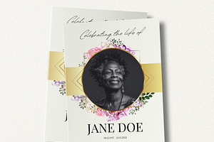Funeral Program Template I Canva