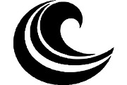 Minimal Wave Silhouette, an Object Graphic by Designer_Momina (Thumbnail 14 of 18)