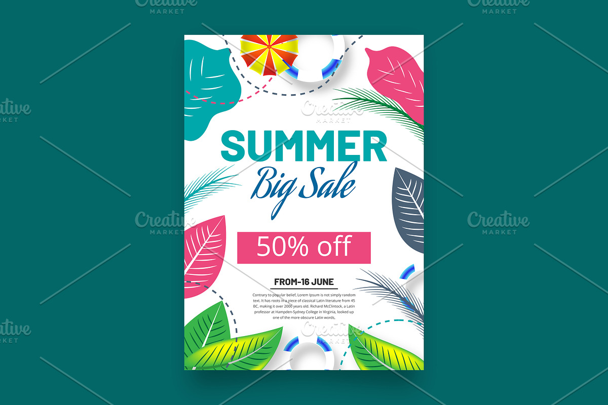 Summer Camp Flyer Layout Template, a Flyer Template by salahuddinuix