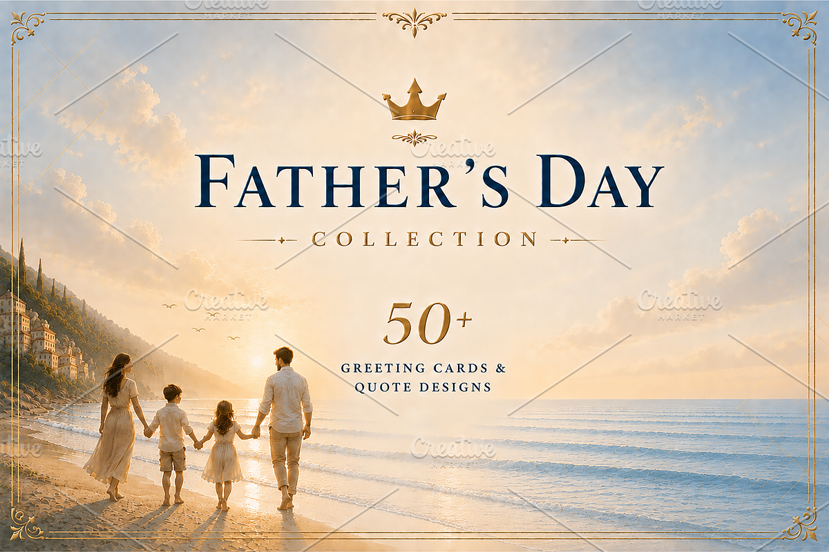 Father's Day Collection, a Decorative Illustration by MarisoArt (Photo 1 of 16)
