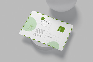 6 X 4 Inches Postcard Mockups