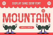 CS Mountain – Decorative Font, a Sans Serif Font by Craft Supply Co. (Thumbnail 1 of 8)
