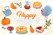Happy Thanksgiving Day, an Illustration by YuNa (Thumbnail 1 of 11)
