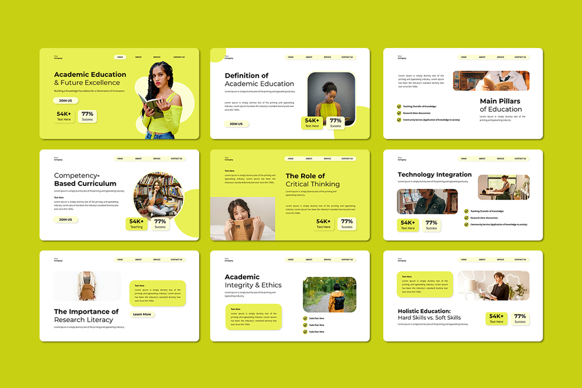 Academic Education - Google Slides, a Presentation Template by QR Design Studio (Photo 2 of 3)