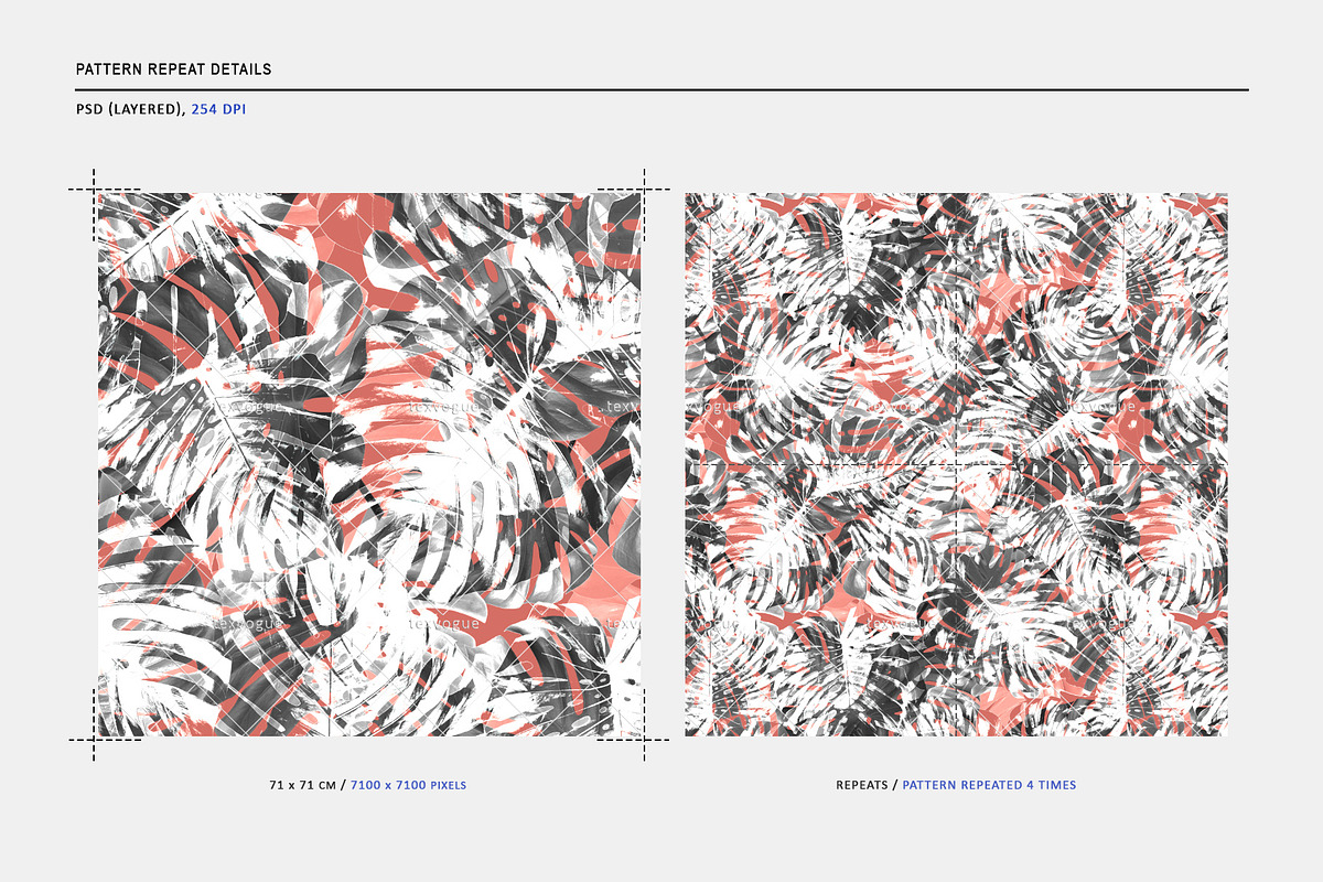 Exotic Monstera - Seamless Patterns, a Pattern Graphic by texvogue (Photo 3 of 11)