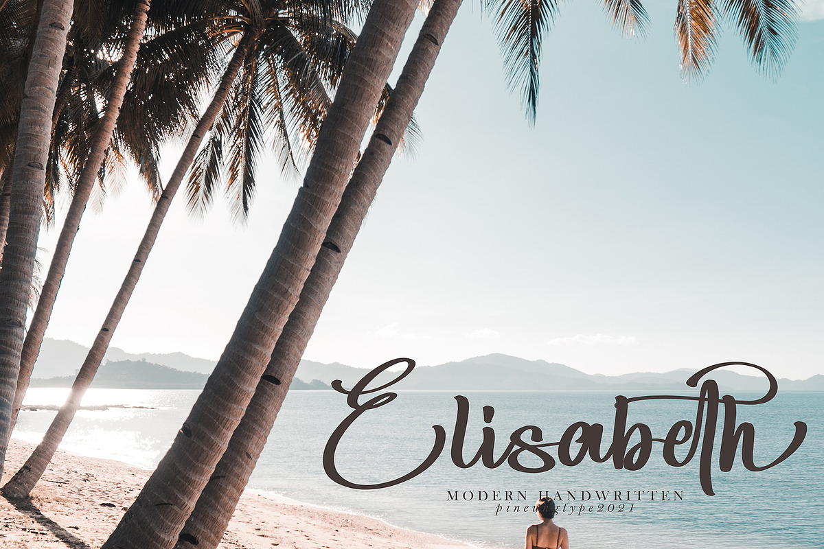 Banita Ralina, a Script Font by pineungtype (Photo 2 of 11)
