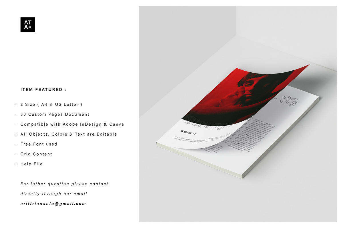STRANGE Editorial Lookbook, a Magazine Template by Arif Tri Ananta (Photo 13 of 14)