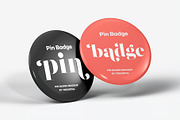 Pin Badge Mock-up, a Merchandise Mockup by zippypixelstudio (Thumbnail 2 of 16)
