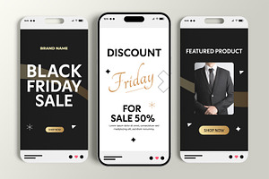 Black Friday Social Media Story Post, a Social Media Template by MightyDesign