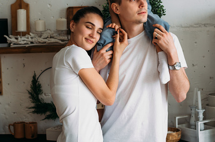 Portrait of a happy young family, a Person Photo by SOTNIKOV_MISHA