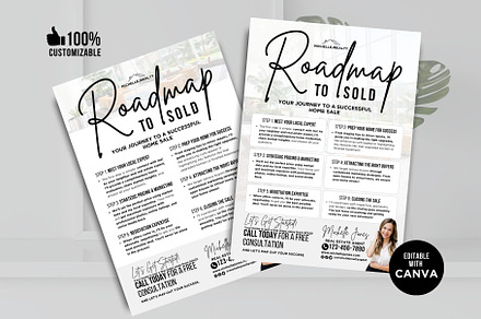 Roadmap to Sold Flyer Canva