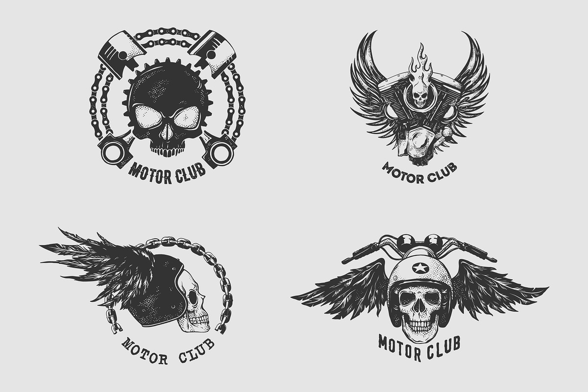 Motor Club Signs, an Illustration by illusign (Photo 2 of 6)
