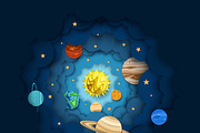 Solar system education poster set, an Education Illustration by SiberianArt (Thumbnail 5 of 13)
