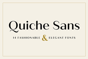 Quiche Sans Font Family