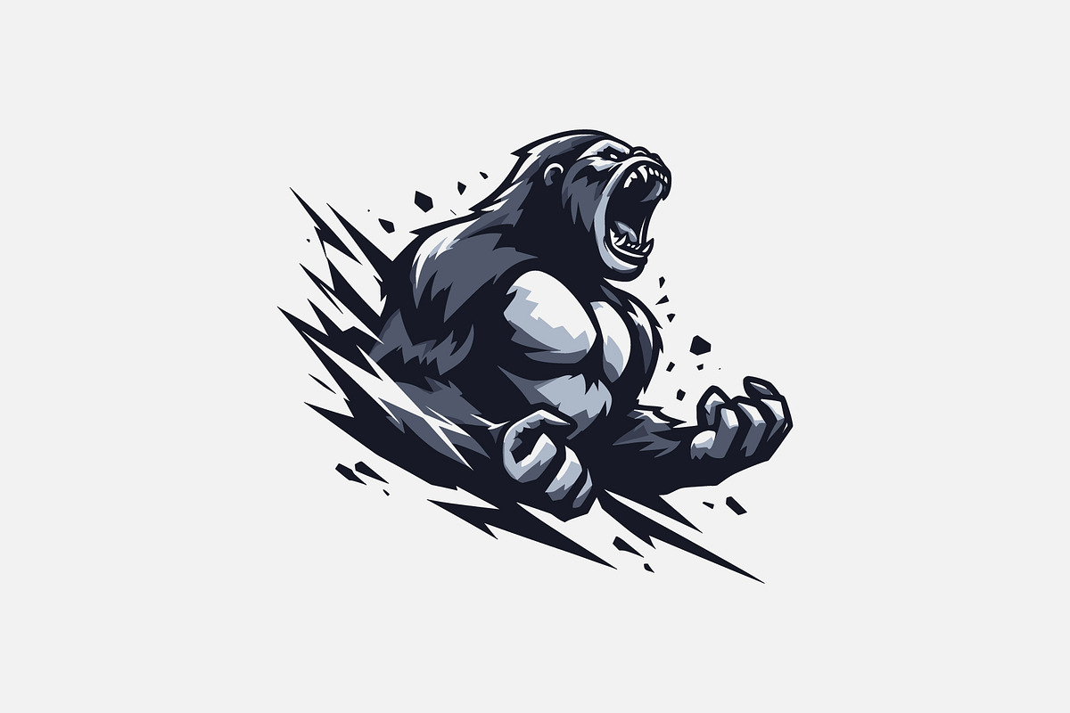 Gorilla, an Illustration by Usman