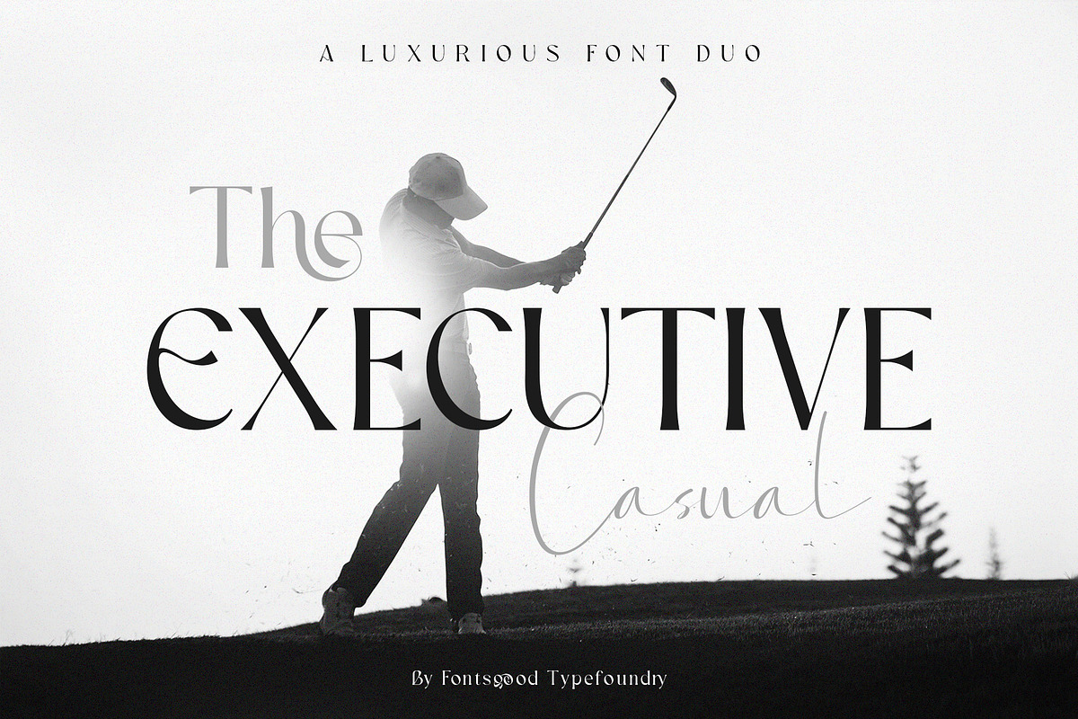 The Executive Casual, a Serif Font by Fontsgood (Photo 1 of 13)