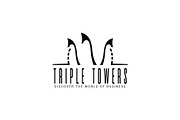 Triple Towers Logo, a Branding & Logo Template by Midgardians (Thumbnail 2 of 4)