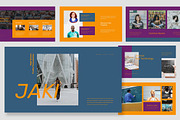 Jaki : School Profile Google Slides, a Presentation Template by Punkl Camp (Thumbnail 1 of 16)