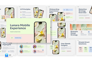 Mobile Experience Keynote, a Presentation Template by Loin Studio