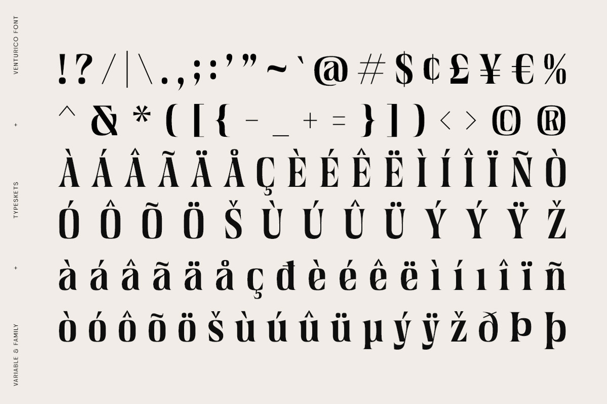 Venturico - Variable Font, a Serif Font by Typeskets (Photo 9 of 11)