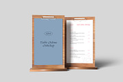 Table Menu Mockups, an Advertising Mockup by artimasa (Thumbnail 4 of 6)