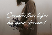 Pinklatte Handwritten Brush Font, a Script Font by Typebae (Thumbnail 3 of 7)
