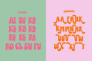 Funky Groovy - Retro Groovy Font, a Handwritten Font by SaktiAvellin (Thumbnail 10 of 11)