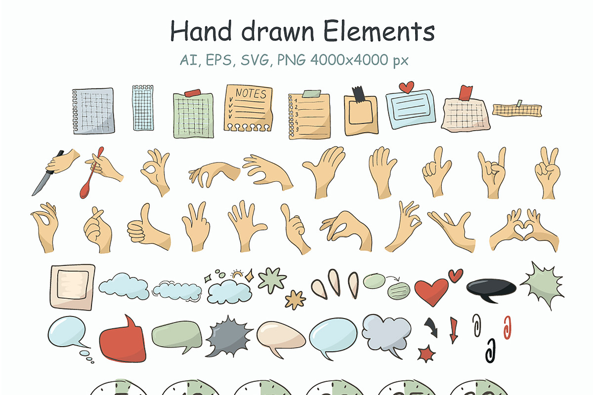 Kitchen Essentials Collection, an Object Graphic by Evgeniia (Photo 4 of 14)