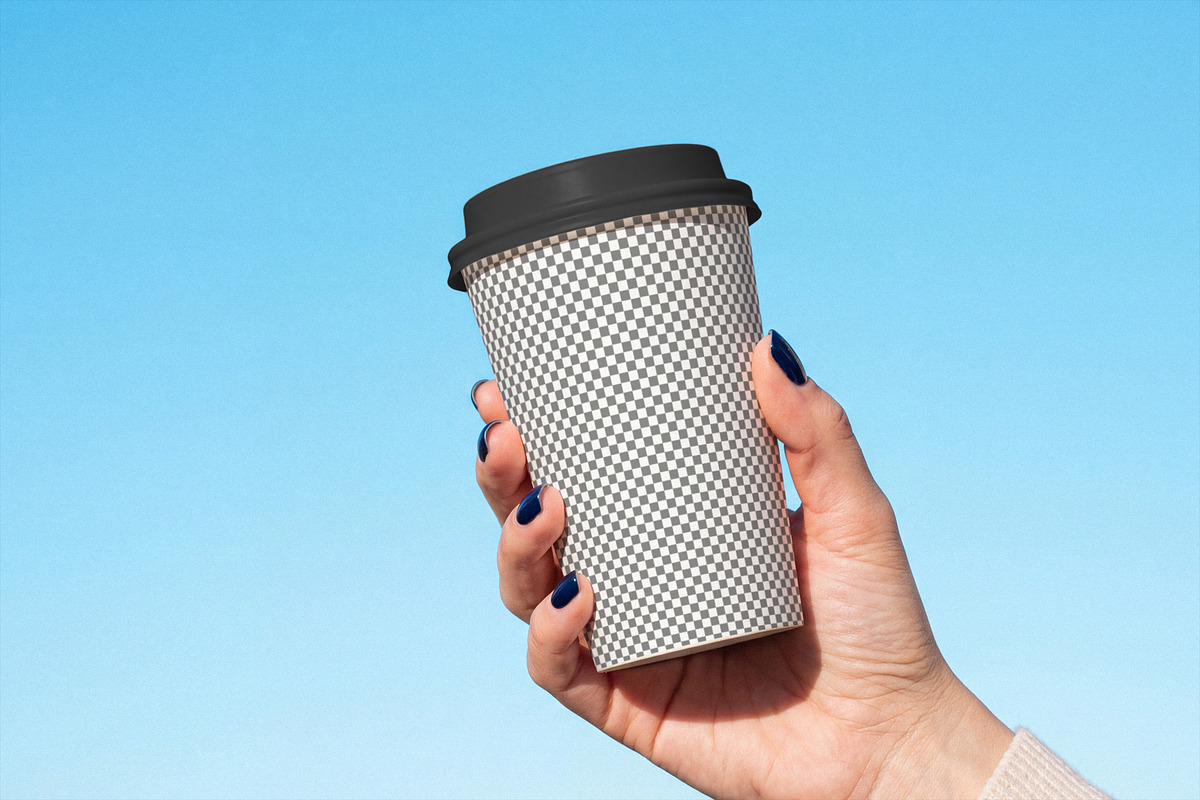Paper Coffee Cup Mockup, a Cups & Container Mockup by Designer Dude (Photo 2 of 2)
