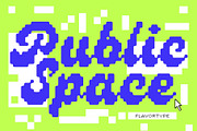 Genty - Pixel Edition, a Script Font by Flavortype (Thumbnail 14 of 18)