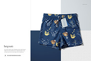 Kids Swim Shorts Mockup Set, a Bottom Mockup by creatsy5 (Thumbnail 10 of 12)