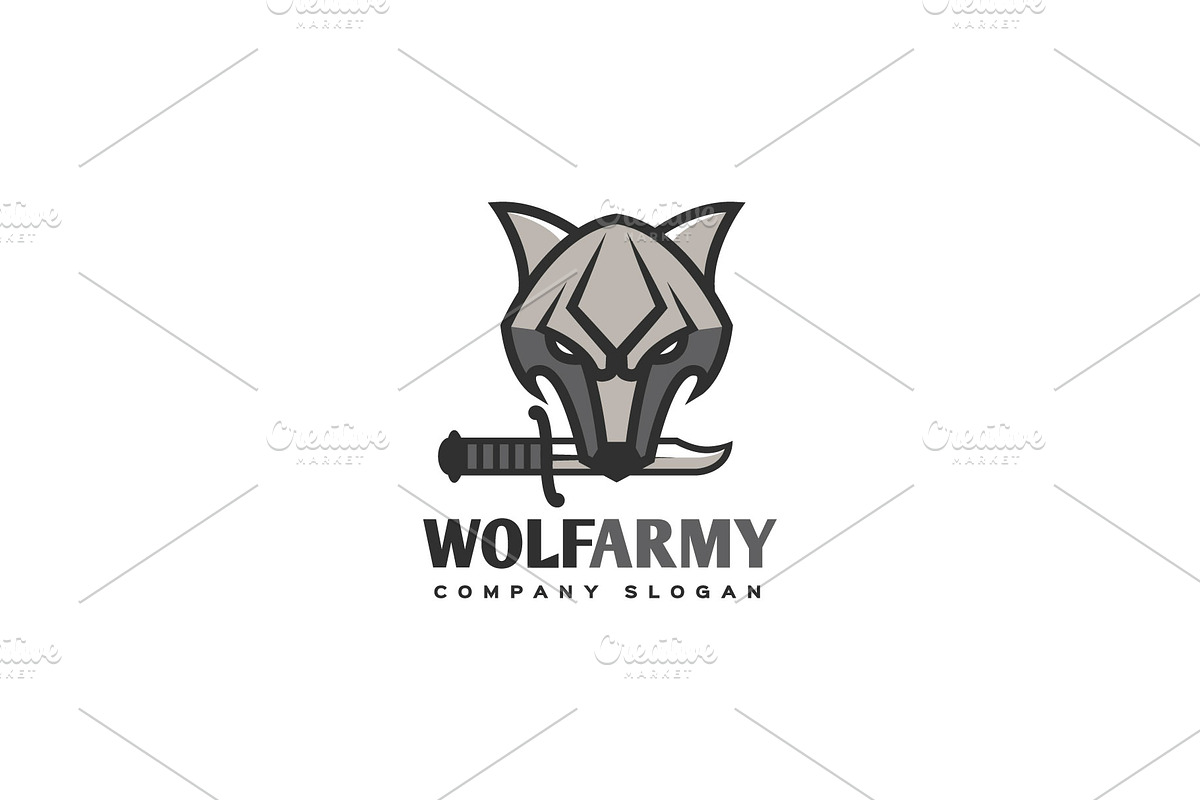 Wolf Army Logo, a Branding & Logo Template by ashenterprise (Photo 1 of 2)