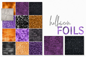 Halloween Foils, a Texture Graphic by rileyBgraphics