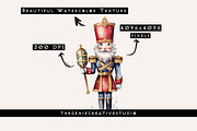 Christmas Nutcracker PNG Clipart, a Decorative Illustration by Geniecreativestudio (Thumbnail 3 of 9)