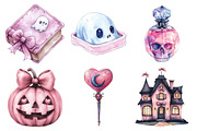 Pink Coquette Girly Halloween Clipar, an Illustration by Daily.Designs (Thumbnail 5 of 5)