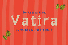 VATIRA - handdrawn serif font