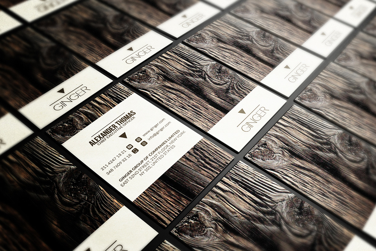 Wooden Business Card, a Business Card Template by Marvel (Photo 4 of 5)