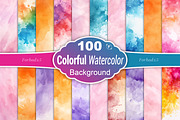 Watercolor Texture Digital Paper, a Texture Graphic by Forhadx5 (Thumbnail 1 of 8)