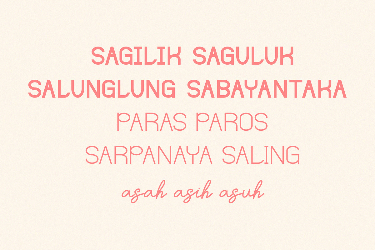 Bali Culture Font Duo, a Sans Serif Font by Lightsense (Photo 3 of 13)