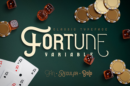 Fortune Variable Font, a Serif Font by Gleb Guralnyk